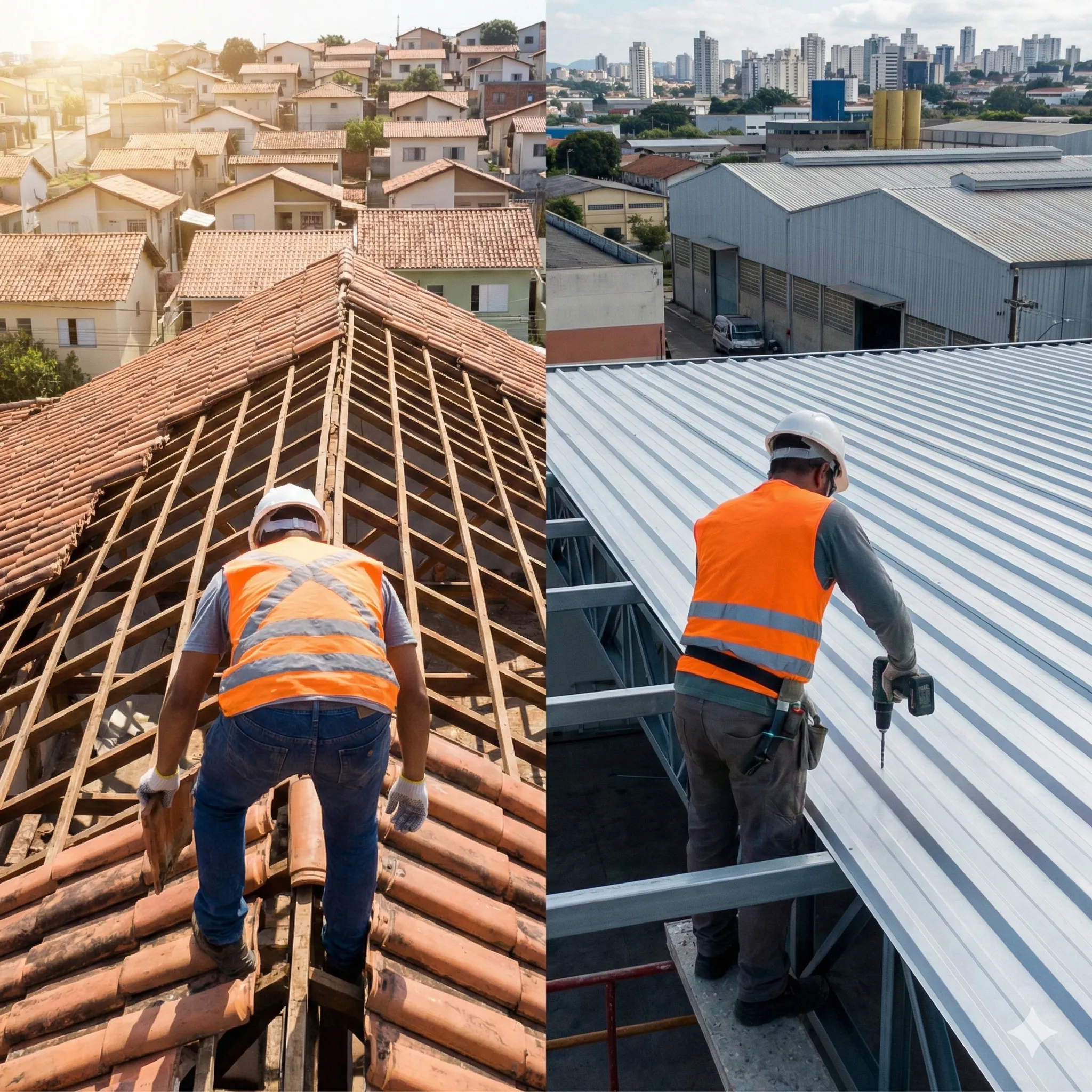 Instalação e Reforma de Telhados